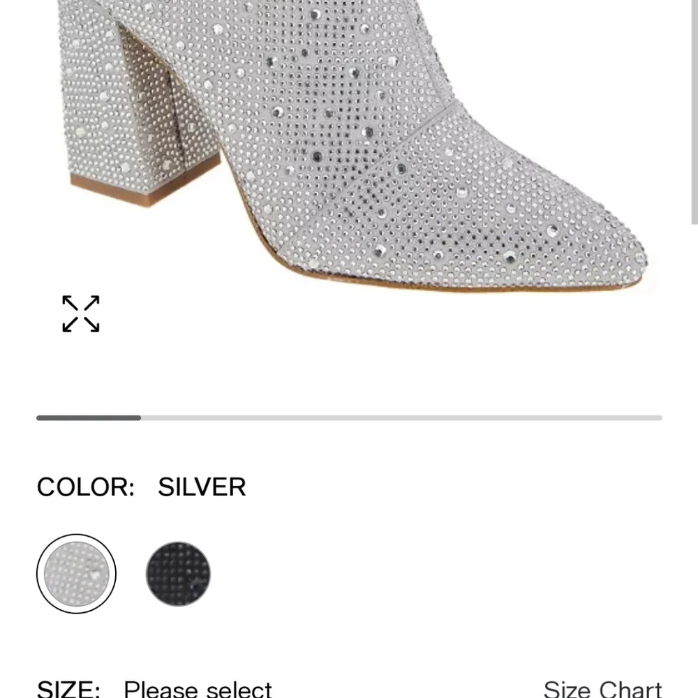 Rhinestone booties - Picture 3 of 6
